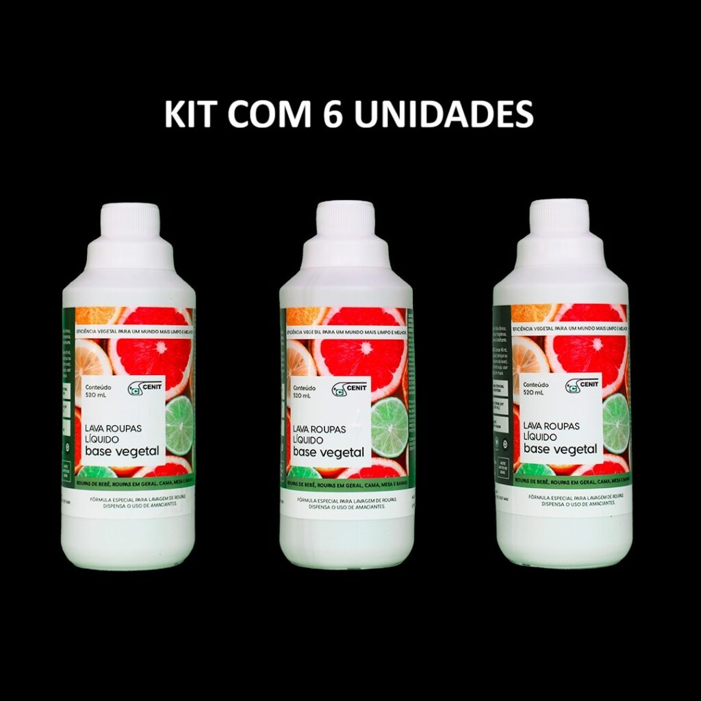 KIT de Limpeza Só Lava Roupas MAX - 6 Unidades